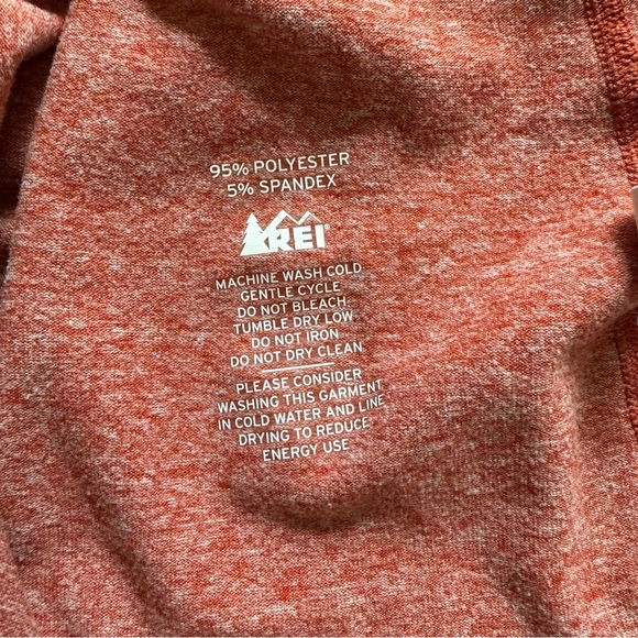 REI Clay Brick Red Athletic Short Sleeve Top Size L - Picture 5 of 5
